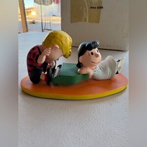 “Lovestruck Lucy” Peanuts Character Figurine with Piano